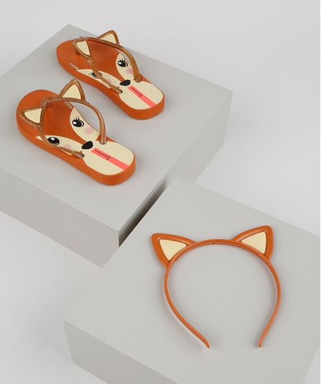 Chinelo-Infantil-Ipanema-Floresta-Magica-Raposa---Tiara-Cobre-9925099-Cobre_1