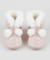 Bota-Infantil-em-Trico-com-Pompons-Felpuda-Rosa-9860466-Rosa_5