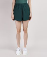 Short-Feminino-Mindset-Cintura-Alta-com-Bolsos-Verde-Escuro-9951364-Verde_Escuro_1