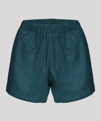 Short-Feminino-Mindset-Cintura-Alta-com-Bolsos-Verde-Escuro-9951364-Verde_Escuro_5