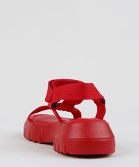 Papete-Feminina-Oneself-Flatform-Tratorada-com-Velcro-Vermelha-9952380-Vermelho_4