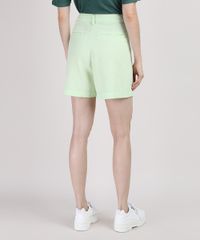 Bermuda-Feminina-Mindset-Cintura-Alta-Alfaiatada-com-Pregas-Verde-Claro-9951170-Verde_Claro_2