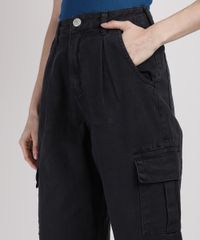 Calca-de-Sarja-Feminina-Mindset-Slouchy-Cargo-Cintura-Super-Alta-Chumbo-9948968-Chumbo_4
