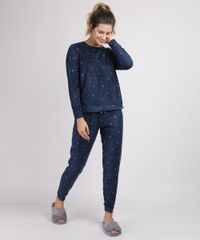 Pijama-de-Fleece-Feminino-Estampado-de-Coracao-Manga-Longa-Azul-Marinho-9900210-Azul_Marinho_1 Pijama-de-Fleece-Feminino-Estampado-de-Coracao-Manga-Longa-Azul-Marinho-9900210-Azul_Marinho_1