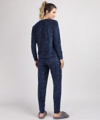 Pijama-de-Fleece-Feminino-Estampado-de-Coracao-Manga-Longa-Azul-Marinho-9900210-Azul_Marinho_2 Pijama-de-Fleece-Feminino-Estampado-de-Coracao-Manga-Longa-Azul-Marinho-9900210-Azul_Marinho_2