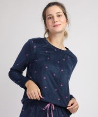 Pijama-de-Fleece-Feminino-Estampado-de-Coracao-Manga-Longa-Azul-Marinho-9900210-Azul_Marinho_3 Pijama-de-Fleece-Feminino-Estampado-de-Coracao-Manga-Longa-Azul-Marinho-9900210-Azul_Marinho_3