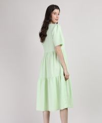 Vestido-Feminino-Mindset-Midi-com-Recortes-Manga-Bufante-Verde-Claro-9951171-Verde_Claro_2