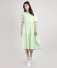 Vestido-Feminino-Mindset-Midi-com-Recortes-Manga-Bufante-Verde-Claro-9951171-Verde_Claro_3