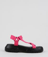 Papete-Feminina-Oneself-Flatform-Tratorada-com-Velcro-Rosa-9952381-Rosa_2