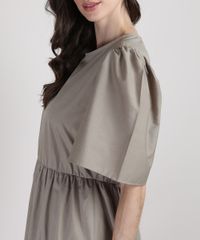Vestido-Feminino-Mindset-Midi-com-Recortes-Manga-Bufante-Kaki-9951163-Kaki_4