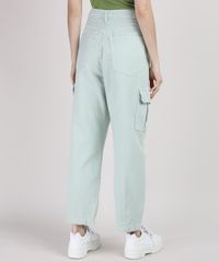 Calca-de-Sarja-Feminina-Mindset-Slouchy-Cargo-Cintura-Super-Alta-Verde-Claro-9948968-Verde_Claro_2
