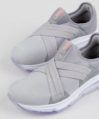 Tenis-Feminino-Actvitta-Knit-Running-com-Elastico-Cruzado-Cinza-Mescla-9947307-Cinza_Mescla_3