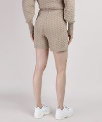 Short-de-Trico-Feminino-Mindset-Cintura-Alta-Texturizado-Bege-Escuro-9951161-Bege_Escuro_2