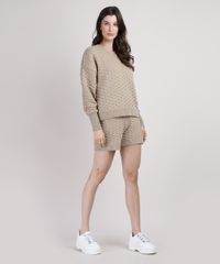 Short-de-Trico-Feminino-Mindset-Cintura-Alta-Texturizado-Bege-Escuro-9951161-Bege_Escuro_3