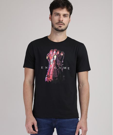 Camiseta-Masculina-Manopla-Homem-de-Ferro-Manga-Curta-Gola-Careca-Preta-9950629-Preto_1