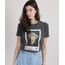 T-Shirt-Feminina-Mindset-Van-Gogh-Manga-Curta-Decote-Redondo-Chumbo-9947925-Chumbo_1