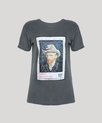 T-Shirt-Feminina-Mindset-Van-Gogh-Manga-Curta-Decote-Redondo-Chumbo-9947925-Chumbo_5