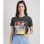 T-Shirt-Feminina-Mindset-Looney-Tunes-Manga-Curta-Decote-Redondo-Chumbo-9947387-Chumbo_1