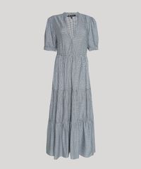 Vestido-Feminino-Mindset-Longo-Estampado-Xadrez-Vichy-com-Recortes-Manga-Bufante-Preto-9950425-Preto_5