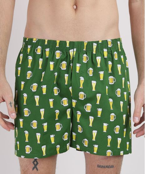 Samba-Cancao-Masculino-Estampada-Copos-de-Cerveja-Cos-com-Elastico-Verde-9787897-Verde_1