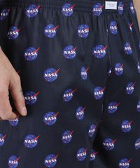 Samba-Cancao-Masculino-Estampada-NASA-Cos-com-Elastico-Preta-9951187-Preto_3