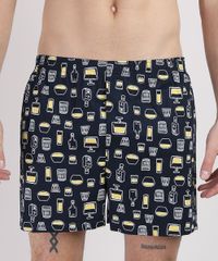 Samba-Cancao-Masculino-Estampada-de-Whisky-Cos-com-Elastico-Preto-9787878-Preto_1