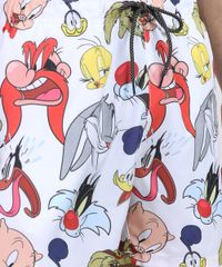 Short-Masculino-Looney-Tunes-Estampado-com-Bolsos-Off-White-9831659-Off_White_3