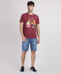 Camiseta-Masculina-Duff-Os-Simpsons-Manga-Curta-Gola-Careca-Vinho-9687496-Vinho_3