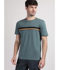 Camiseta-Masculina-Estampa-de-Listra-Manga-Curta-Gola-Careca-Verde-Escuro-Mescla-9952568-Verde_Escuro_Mescla_1
