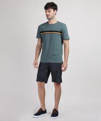 Camiseta-Masculina-Estampa-de-Listra-Manga-Curta-Gola-Careca-Verde-Escuro-Mescla-9952568-Verde_Escuro_Mescla_3
