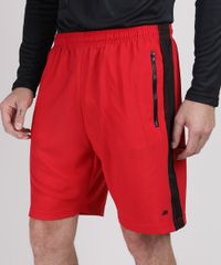Bermuda-Masculina-Esportiva-Ace-com-Faixa-Lateral-em-Tela-Vermelha-9905168-Vermelho_1