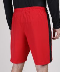 Bermuda-Masculina-Esportiva-Ace-com-Faixa-Lateral-em-Tela-Vermelha-9905168-Vermelho_2