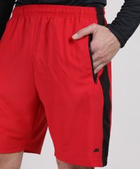 Bermuda-Masculina-Esportiva-Ace-com-Faixa-Lateral-em-Tela-Vermelha-9905168-Vermelho_4