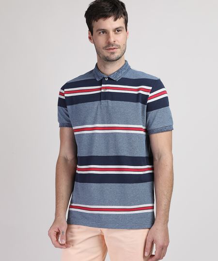 Polo-Masculina-Comfort-Listrada-Manga-Curta-Azul-Escuro-9590409-Azul_Escuro_1_1