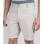 Bermuda-Masculina-Chino-Reta-com-Bolsos-Bege-Claro-9953209-Bege_Claro_1