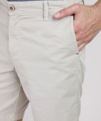 Bermuda-Masculina-Chino-Reta-com-Bolsos-Bege-Claro-9953209-Bege_Claro_4