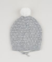 Kit-Infantil-de-Gorro-de-Trico-Coelha-Estampado-de--Coracoes-Cinza-Mescla---Luva-Rosa-Claro-9784982-Rosa_Claro_3