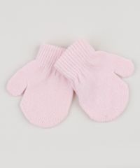 Kit-Infantil-de-Gorro-de-Trico-Coelha-Estampado-de--Coracoes-Cinza-Mescla---Luva-Rosa-Claro-9784982-Rosa_Claro_4
