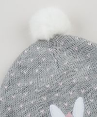 Kit-Infantil-de-Gorro-de-Trico-Coelha-Estampado-de--Coracoes-Cinza-Mescla---Luva-Rosa-Claro-9784982-Rosa_Claro_6