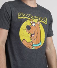 Camiseta-Masculina-Scooby-doo-Manga-Curta-Gola-Careca-Cinza-Mescla-Escuro-9948709-Cinza_Mescla_Escuro_4