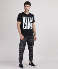 Camiseta-Masculina-La-Casa-de-Papel--Bella-Ciao--Manga-Curta-Gola-Careca-Preta-9800814-Preto_3