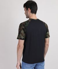 Camiseta-Masculina-Manga-Curta-Raglan-Estampada-Camuflada-Gola-Careca-Preta-9946961-Preto_2