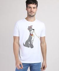 Camiseta-Masculina-Casal-A-Dama-e-o-Vagabundo-Manga-Curta-Gola-Careca-Branca-9950561-Branco_1