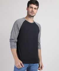 Camiseta-Masculina-Manga-Longa-Raglan-Gola-Careca-Preta-9950911-Preto_1