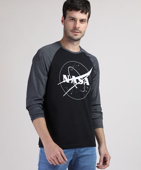 Camiseta-Masculina-NASA-Manga-Longa-Raglan-Gola-Careca-Preta-9909497-Preto_1