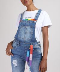 Jardineira-Jeans-Feminina-Skinny-com-Lenco-Azul-Escuro-9952959-Azul_Escuro_4