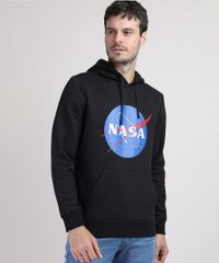 Blusao-de-Moletom-Masculino-NASA-com-Capuz-Preto-9950974-Preto_1