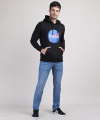 Blusao-de-Moletom-Masculino-NASA-com-Capuz-Preto-9950974-Preto_3