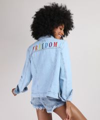 Jaqueta-Jeans-Feminina--Freedom--com-Recorte-e-Bolsos-Azul-Claro-9952956-Azul_Claro_2