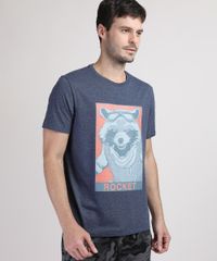 Camiseta-Masculina-Rocket-Manga-Curta-Gola-Careca-Azul-Escuro-Mescla-9950621-Azul_Escuro_Mescla_1